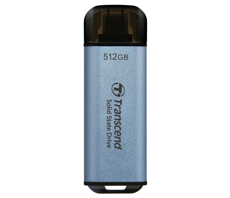 Transcend ESD300C 512GB External SSD - Blue
