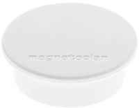 Magneethouder magnetoplan Magneet Discofix Color Wit 10 stuks