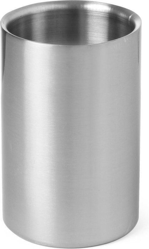 BarUp Dubbelwandige Wijnkoeler RVS - Ø12x18cm - Flessenkoeler