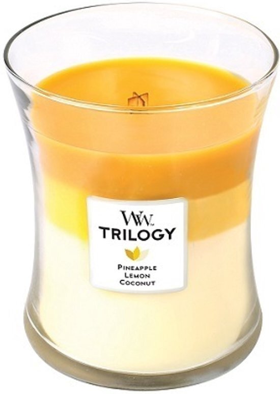 Woodwick trilogy medium candle Fruits of summer