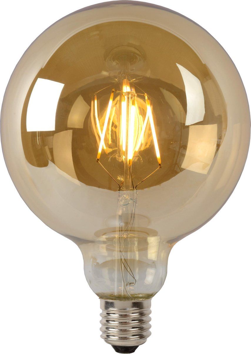 Lucide G125 Filament Lamp - Ø 12,5 cm - LED Dimb. - E27 - 8W - 2700K - Transparant