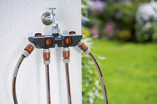 Gardena 4-Weg Verdeler - Aansluitmogelijkheid Voor 4 Apparaten Op De Kraan