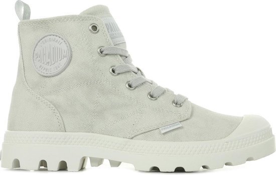 Palladium Pampa Zip dames veterboot - Licht grijs - Maat 40