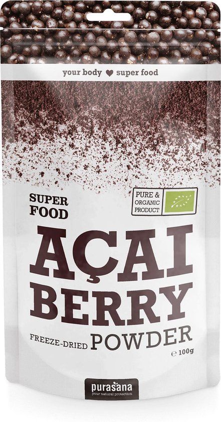 Purasana Acai Berry Powder Biologisch - 100g