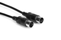 Hosa Technology MID-301BK audio kabel 0,3 m DIN (5-pin) Zwart