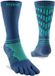 Injinji Ultra Run Crew - Bleu profond/Vert - 44-47