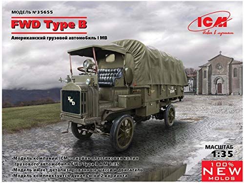 ICM ICM35655 1:35-FWD Type B, WWI US Army Truck - Modelbouw - 4823044406029