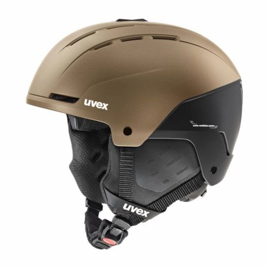 Uvex Stance Skihelm Brown Black Matt 54 - 58 cm