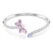 Swarovski x Ariana Grande armband, Verschillende slijpvormen, Libelle, Meerkleurig, Rodium toplaag