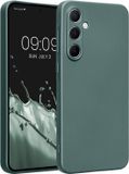kwmobile metallic telefoonhoesje van TPU - geschikt voor Samsung Galaxy A55 5G - Flexible case voor smartphone - In metallic petrol