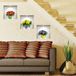3D-sticker Trompe l'oog 40 x 120 cm