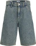 JACK&JONES Jongens Bermuda shorts JJIALEX JJCARPENTER SHORTS AKM 148 JNR - Blauw Denim - Maat 170