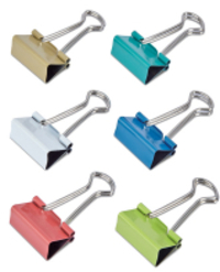 Maul Mauly Paper Clips 25 mm Assorted (12 Pieces)