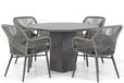 Lifestyle Garden Furniture Lifestyle Lifestyle Advance/Graniet 120 cm dining tuinset 5-delig