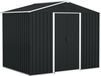 Kas - Tunnel de serre - Afmetingen 300x300x200 cm - Porte roulante - Quatre ouvertures de ventilation avec filet - Couverture PE, 140 g/m² - Cadre en acier galvanisé - Étanche - Vert