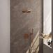 Brauer Copper Edition Thermostatische Regendoucheset Inbouw