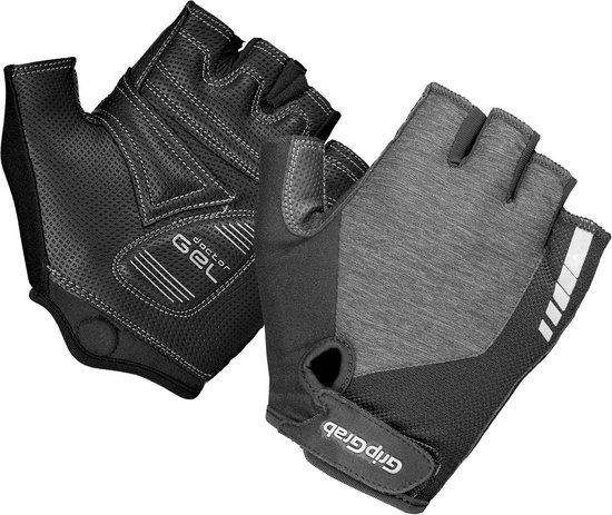 GripGrab Women's ProGel Padded Short Finger Summer Cycling Gloves - Grey - Size L