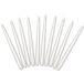 Dinerkaarsen parel wit 24 cm - 20 stuks