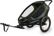 Hamax Outback Fietstrailer incl. Fietsarm & Kinderwagenwiel, groen/zwart