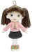 Smily Play Maruška, une poupée en peluche douce de Smily Play, avec des cheveux bruns