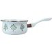 Casserole émaillée, décoration simple, 14 cm, 1 litre, pour mélanger des ingrédients