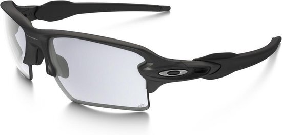 Oakley Flak 2.0 XL - Sportbril - Steel / Clear Black Iridium Photocromatic