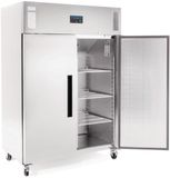 Polar 2 deurs vriezer RVS 1200 ltr