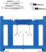 Rea - Cadre d'installation pour bidet 022n