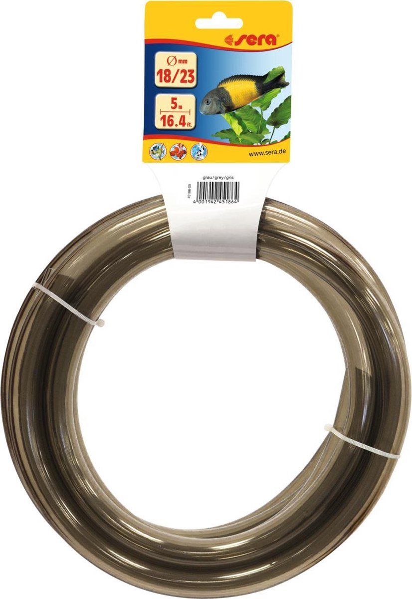 Sera aquarium slang 18/23mm Grijs Transparant