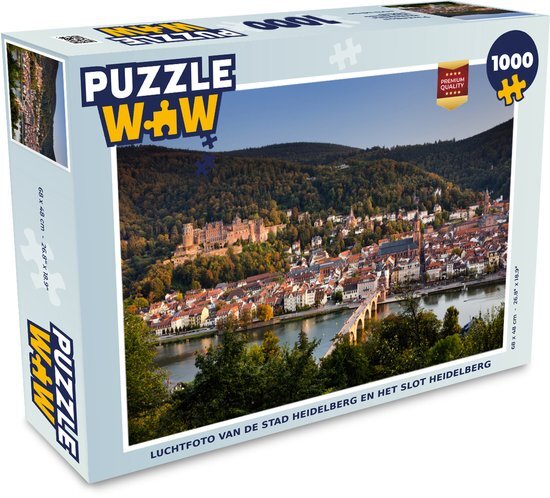 MuchoWow Puzzel Heidelberg - Slot - Bergen - Legpuzzel - Puzzel 1000 stukjes volwassenen