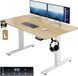 Casaria Zit sta bureau - Elektrisch Verstelbaar USB 140x60cm – Beige