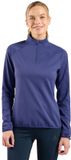 Odlo Zeroweight Warm Sweatshirt Met Halve Rits Blauw L Vrouw