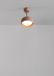 Create - Plafondventilator WIND CLEAR LAMP met licht, linnen mokka, Ø 55 cm, 40W, LED, afstandsbediening