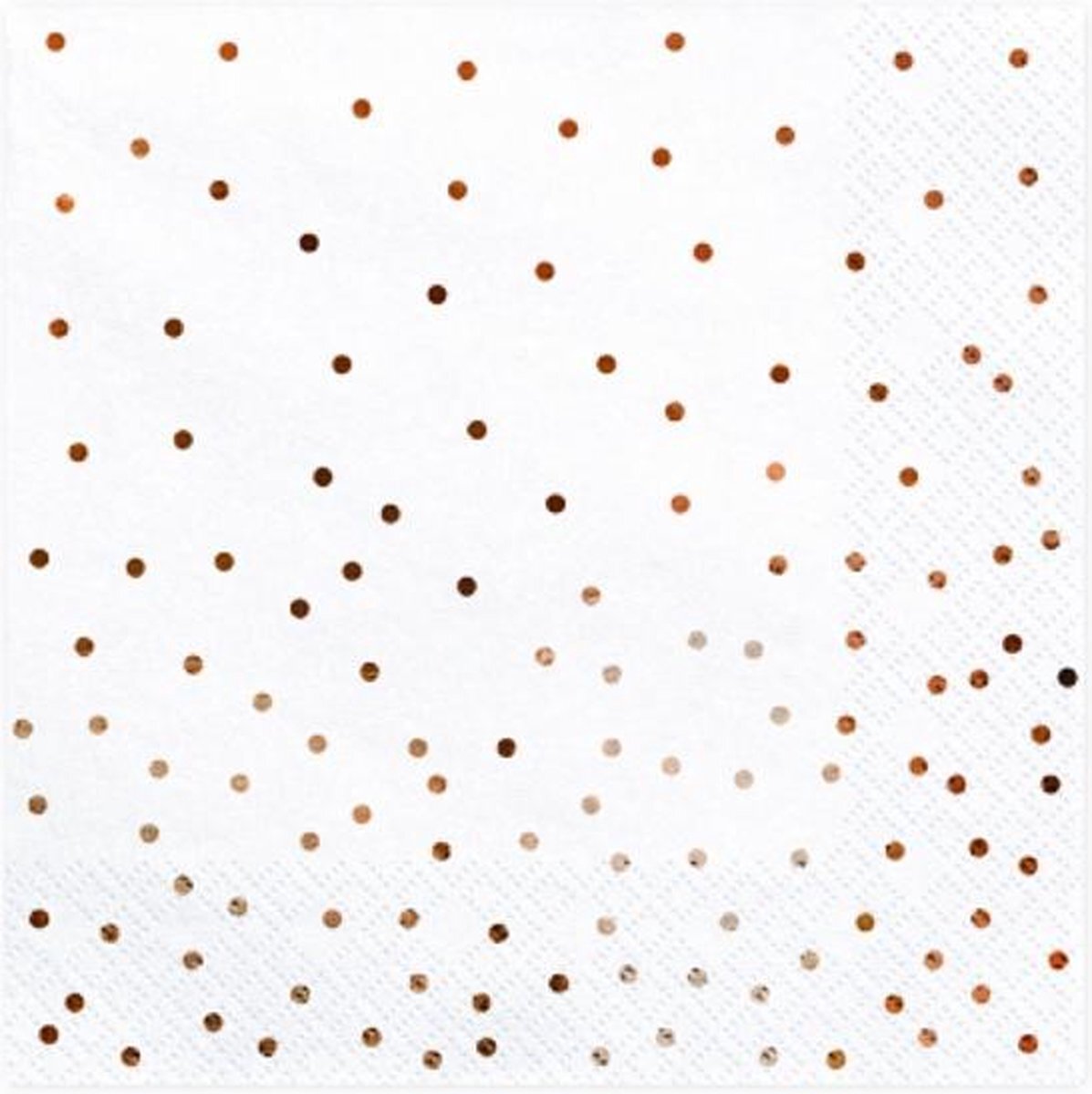 Partydeco Poland Dots servetten wit 33x33cm 20 stuks verjaardag huwelijk doop communie party familiebijeenkomsten