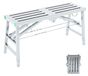 Plateforme de travail pliable, 180x37 cm, réglable en hauteur, capacité de charge 360 kg