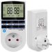 Ruhhy Interrupteur horaire marche/arrêt - 16A - 230V/50Hz - Blanc