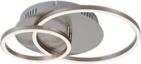 B.K.Licht LED Plafondlamp Mat Nikkel 30W 2400lm 3000K Dimbaar