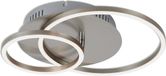 B.K.Licht LED Plafondlamp Mat Nikkel 30W 2400lm 3000K Dimbaar