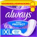 Always Daily Protect Inlegkruisjes Extra Long - OdourBlock Technologie - 176 Stuks