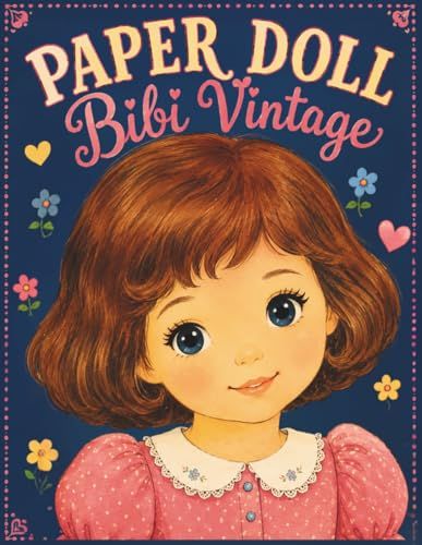 Bibi Vintage Paper Doll Dress Up Book