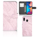 B2Ctelecom Samsung Galaxy A30 Bookcase Marble Pink