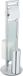 Bol Toiletset Recco porte-brosse WC et rouleau sur pied en acier inoxydable