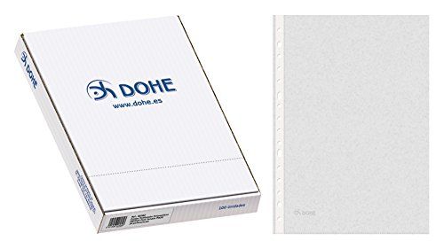 Dohe Premium - Pack van 100 geslagen mouwen, Folioblad, Plus