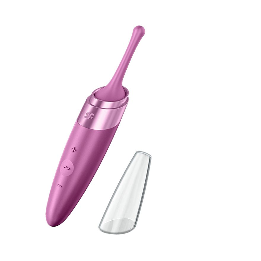 Satisfyer Twirling Delight Mini Vibrator - Berry