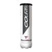 Tecnifibre Tennis Performance-1 tube met 4 ballen, kort, volwassenen, uniseks, geel, eenheidsmaat