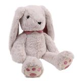 DODO D'AMOUR - Gewogen Knuffelkonijn - 192903 - Roze - 850 Gr - Ontspanning - Knuffel - Frans Ontwerp - Verwijderbaar Gewicht - Machinewasbaar - Cadeau voor Kinderen - 47 cm - Vanaf 6 maanden