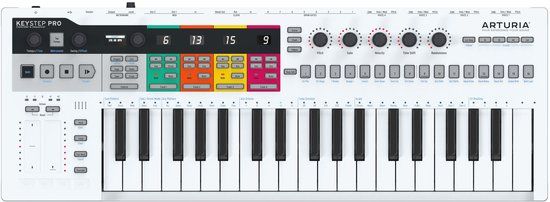Arturia KeyStep Pro - MIDI keyboard controller en sequencer - Zwart