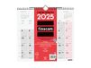 Finocam Neutrale wandkalender om te schrijven 2025, maandelijkse lay-out januari 2025 - december 2025 (12 maanden) Italiaans