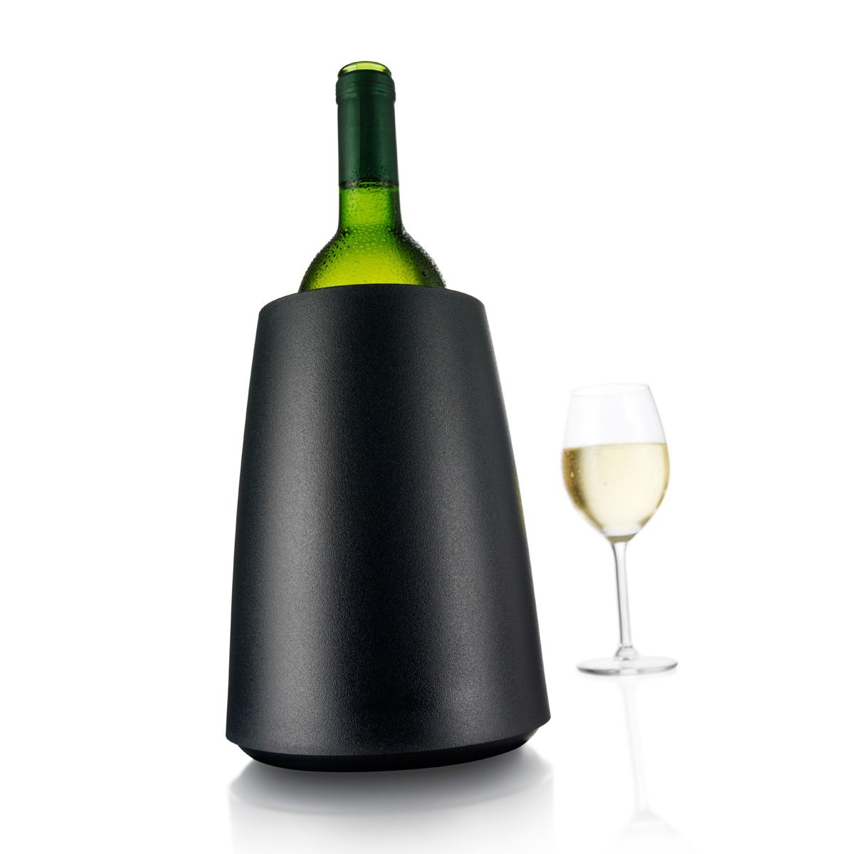 Vacu Vin Active Wine Cooler Elegant | Zwart | Wijnkoeler