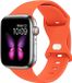 Strap-it Classic Siliconen bandje - Oranje - Geschikt voor Apple Watch 44/45/46/49mm